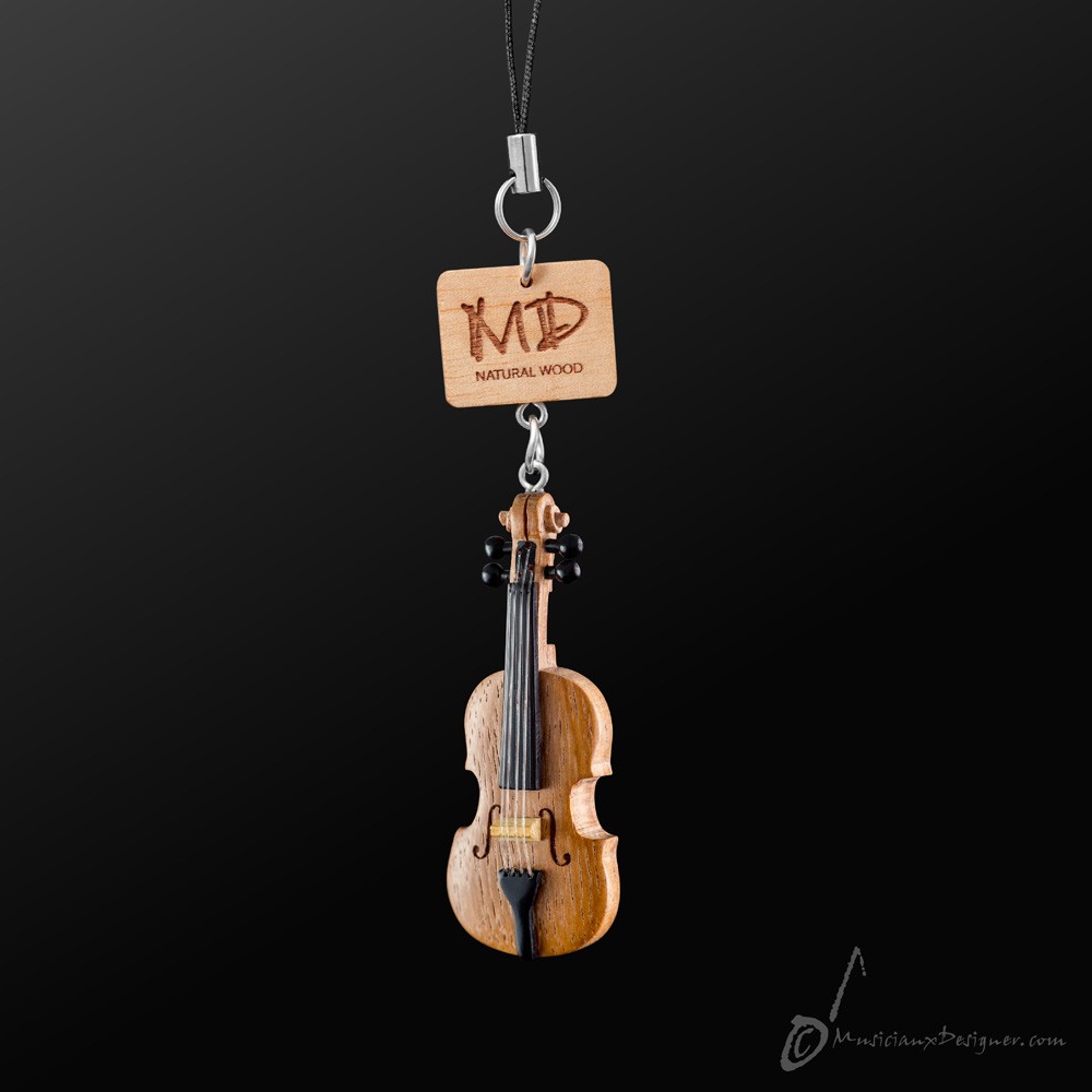 Wooden Strap Viola With Strings